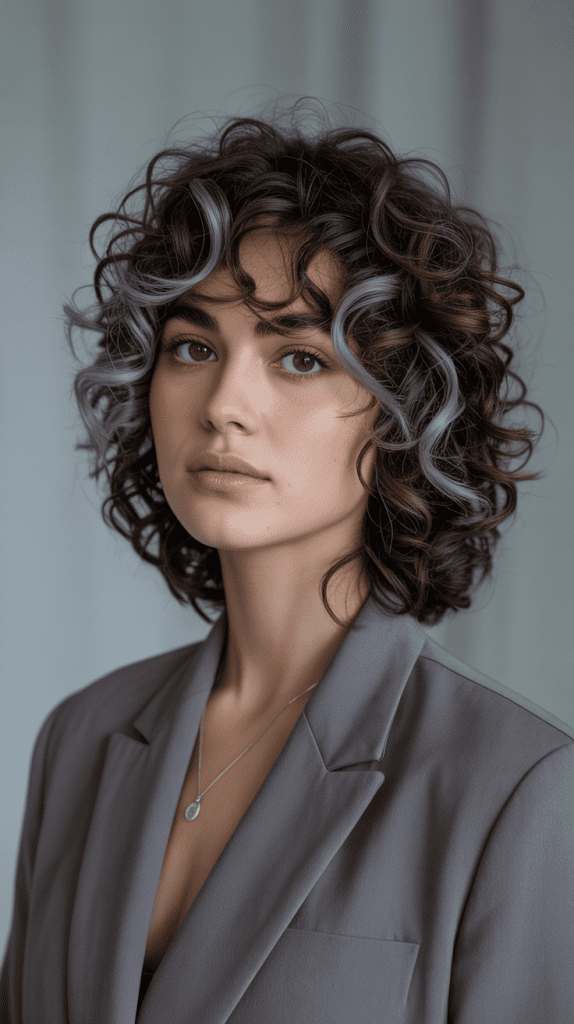 Lavender Gray Highlights