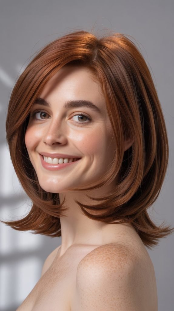 Chin-Length Bob with Layers
