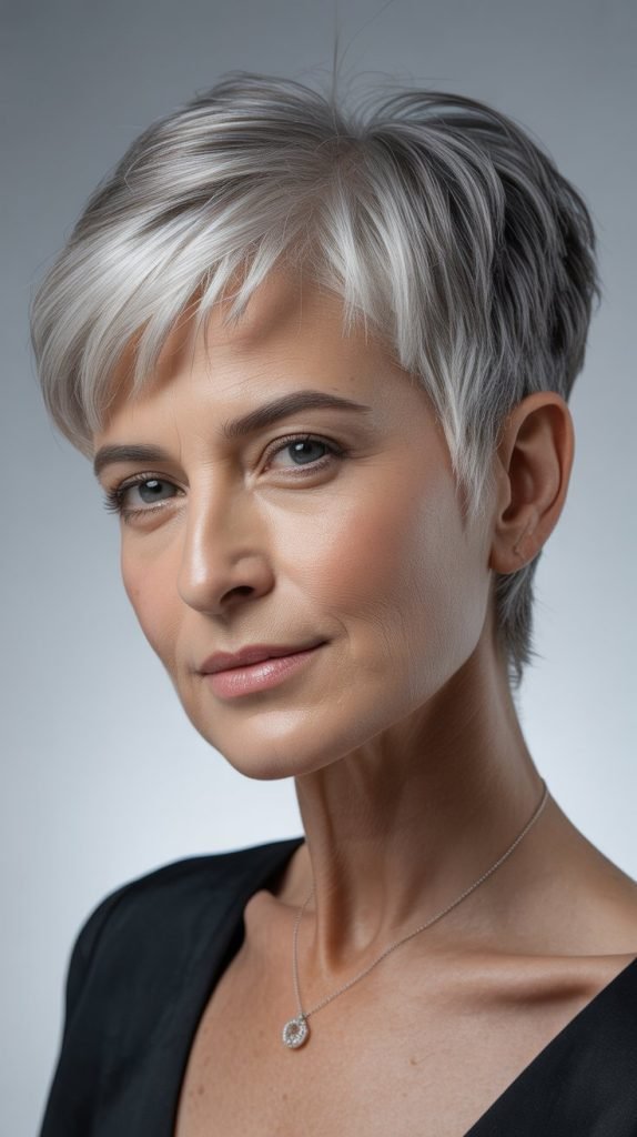Graduated Grey Pixie