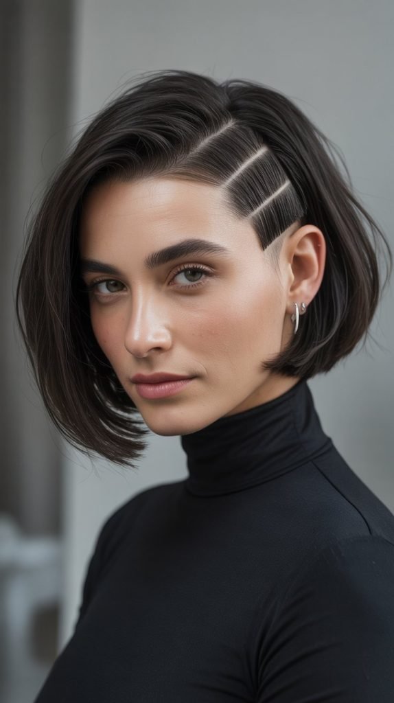Textured Undercut Bob