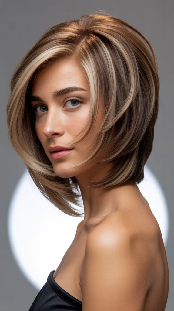 Graduated Long Stacked Inverted Bob