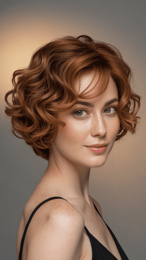  Curly Pixie Bob with Graduated Bounce