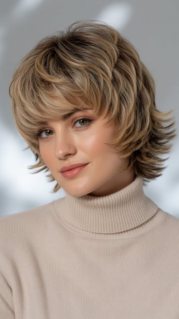 Short Shag with Feathered Layers