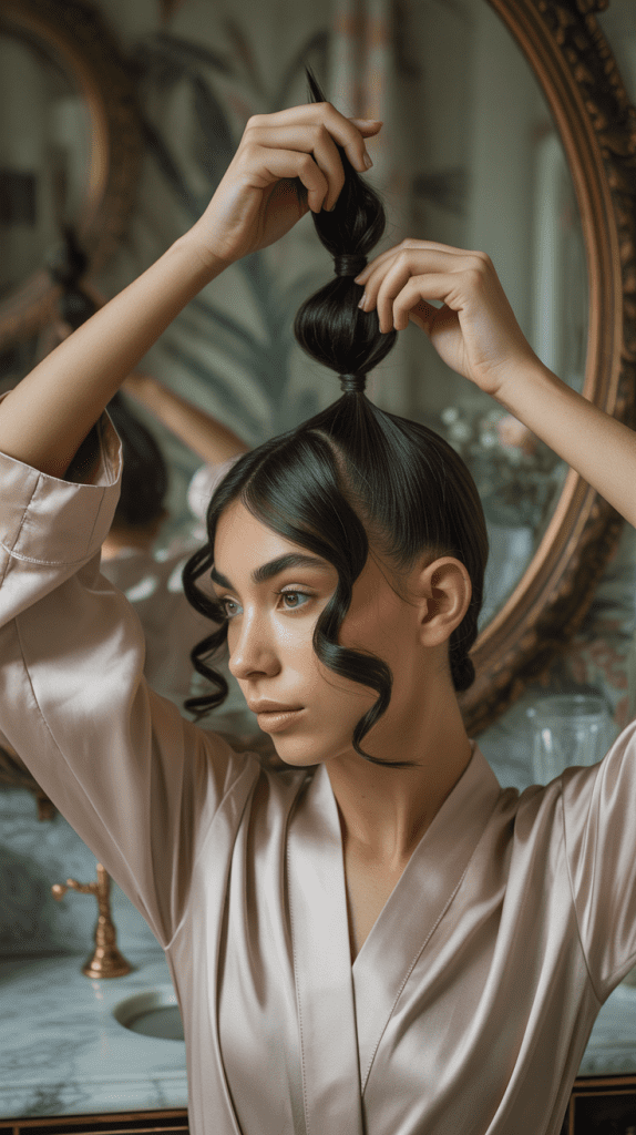 The Classic High Ponytail Twist