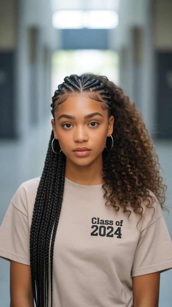 Asymmetrical Braid Design