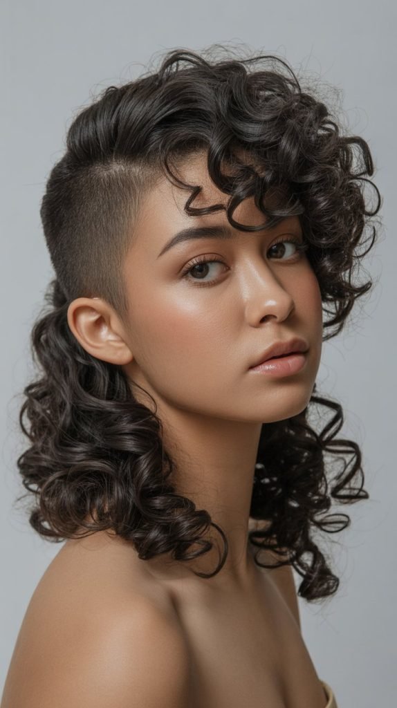 Graduated Curly Cuts