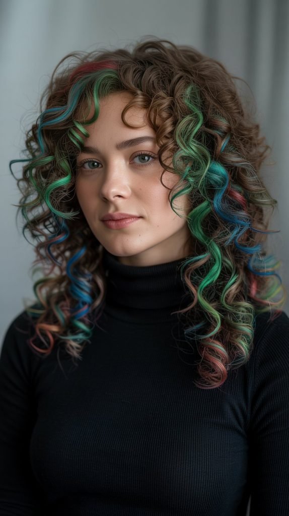 Curly Hair Color Considerations