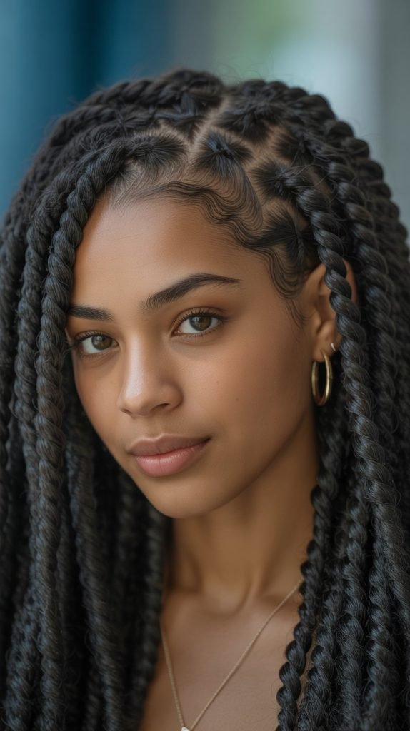 Chunky Twist Protective Style