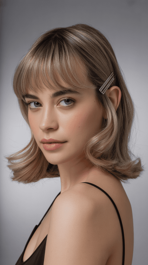 Brow Bone Contouring Bangs