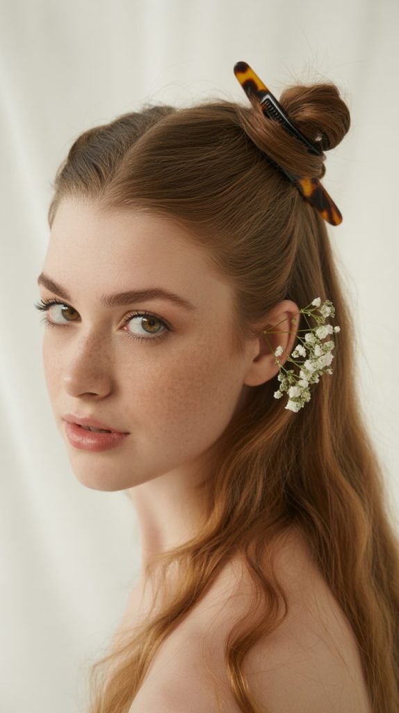 Classic Half-Up Crown Twist