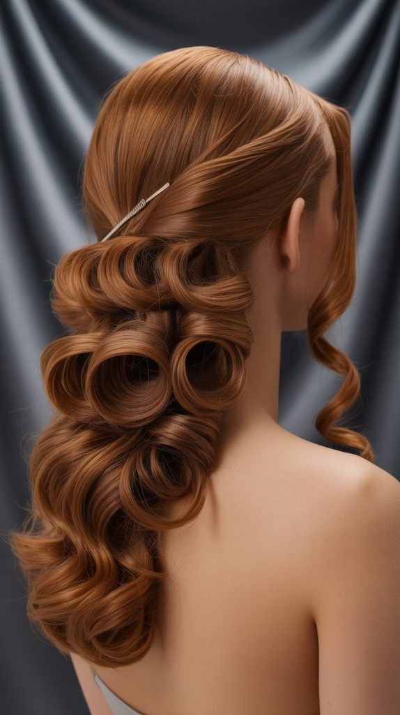 Layered Curl Pinning Technique