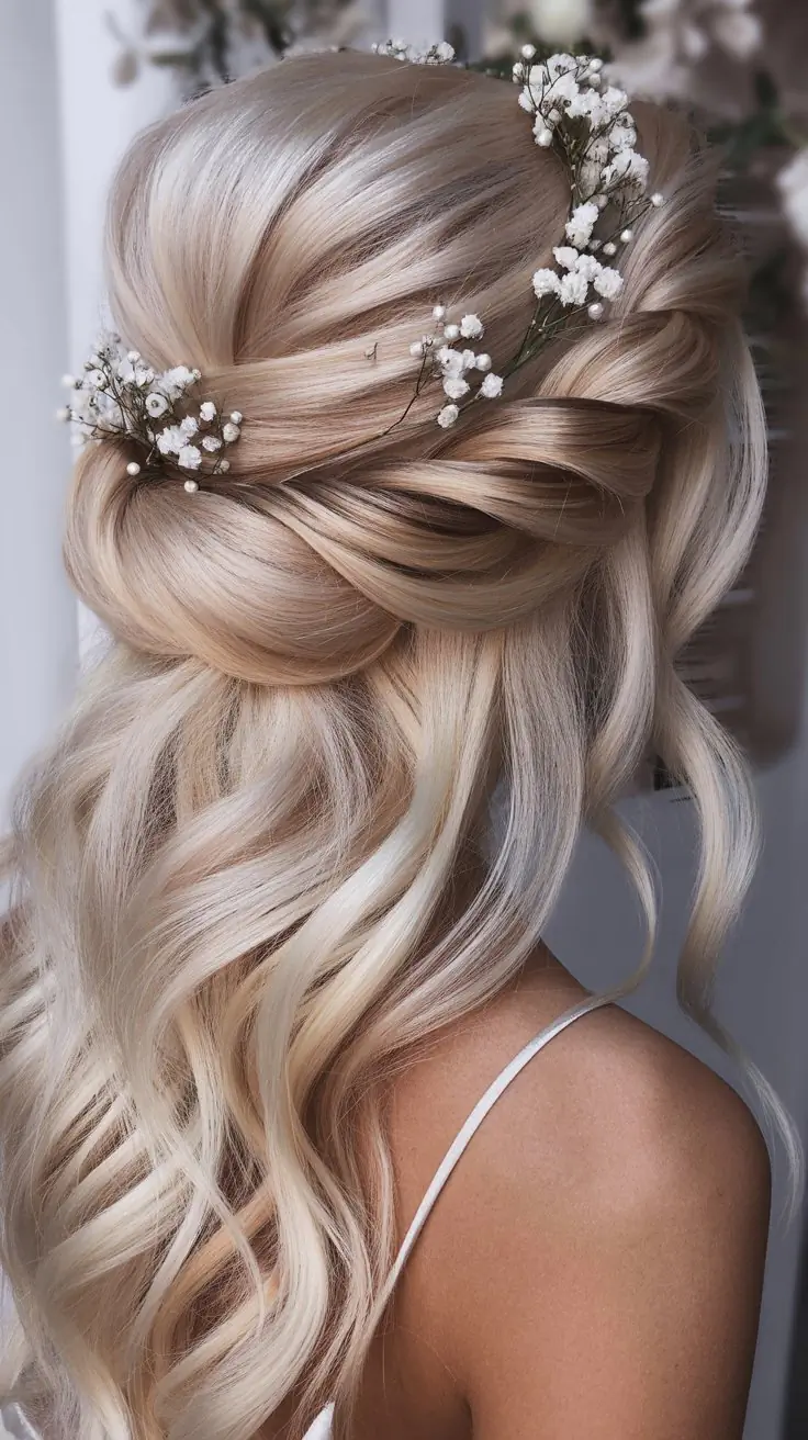 35 Blonde Wedding Hairstyles for Long Hair