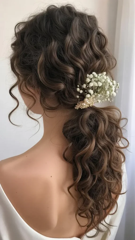 Textured Low Ponytail