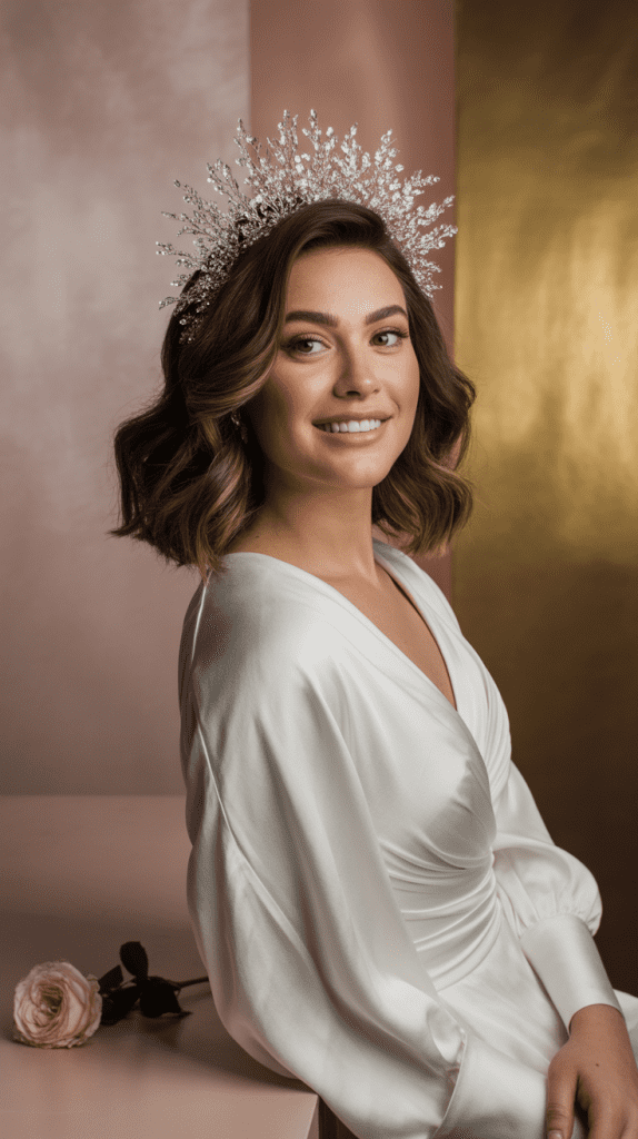  Textured Lob with Headpiece