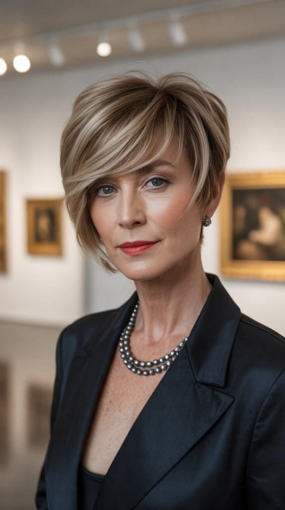 Asymmetrical Fringe Style