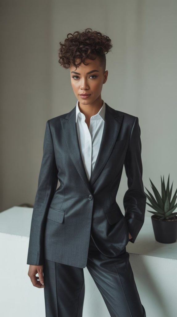 Curly French Crop with Natural Texture