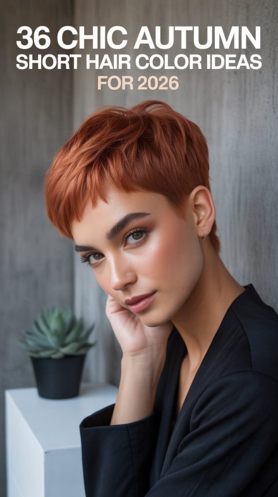 Chic Autumn Short Hair Color Ideas for 2026