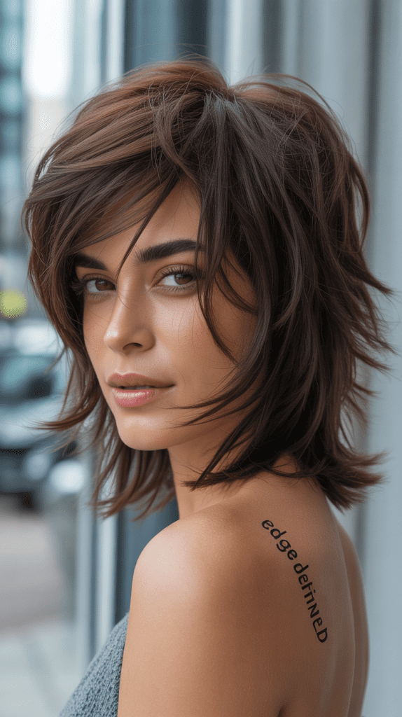 Choppy Mid-Length Cut