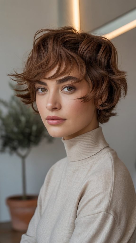 Short Wavy Shag