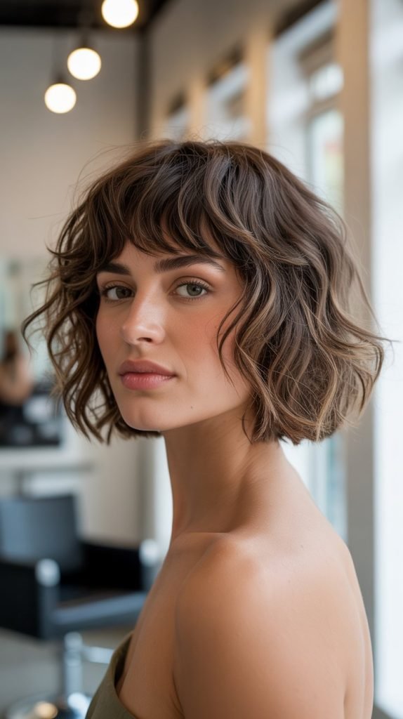 Shaggy Bob with Wispy Bangs