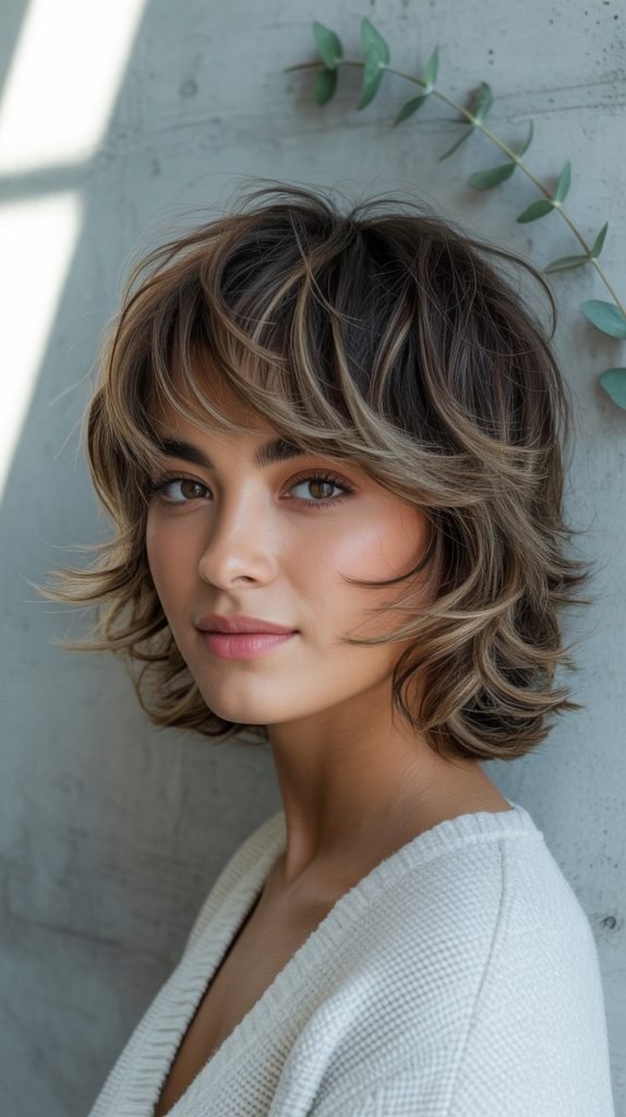 The Shag with Face-Framing Layers