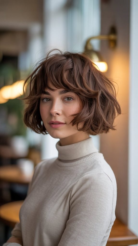  Tousled Bob for Effortless Volume