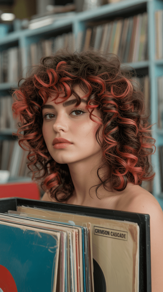 Brick Red Chunky Highlights