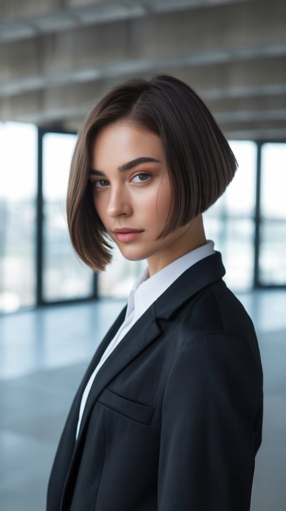 Geometric Bob Cut