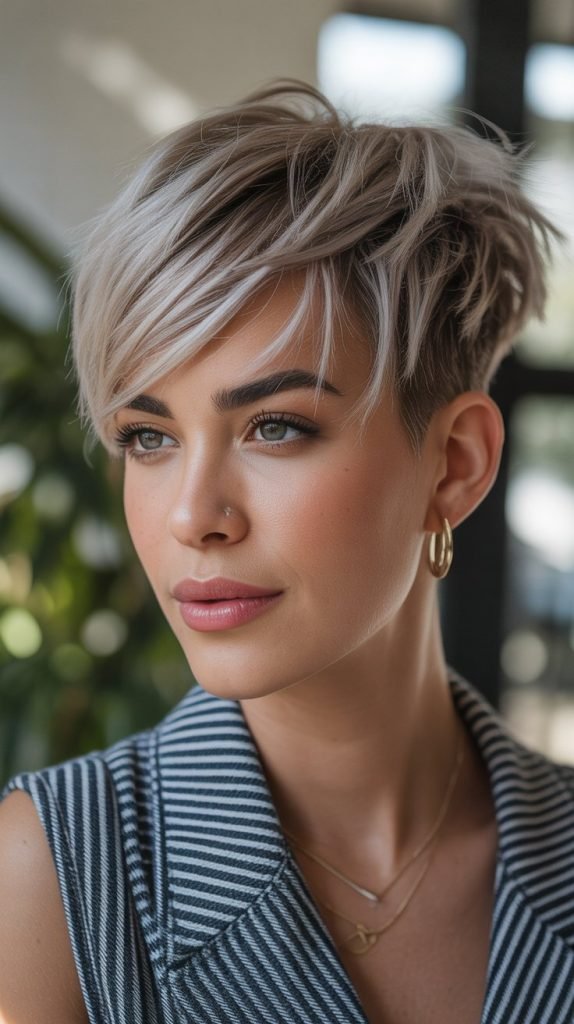 The Textured Pixie Cut