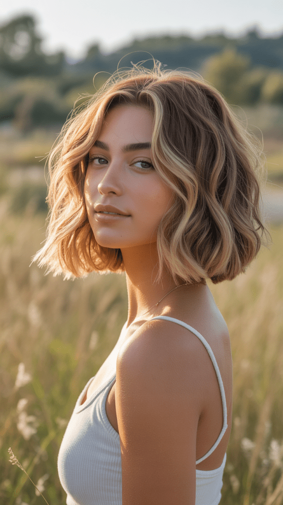 Textured Lob (Long Bob) for Volume Control