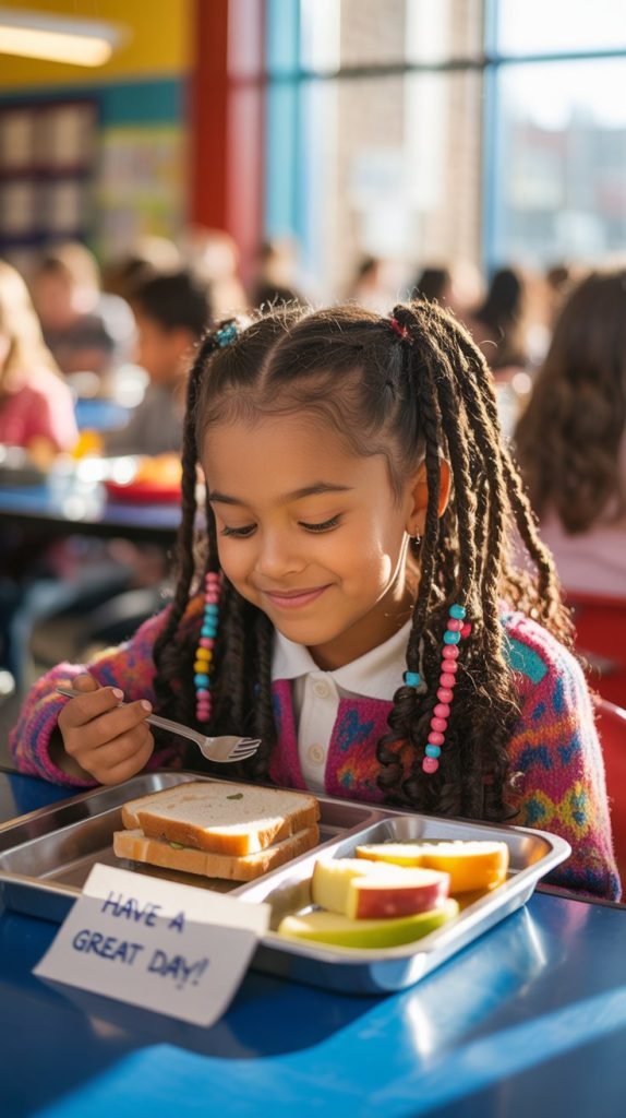 Double Twisted Ponytails