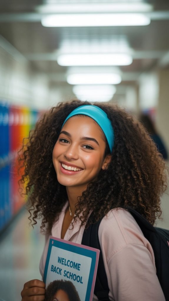 Natural Afro with Headband
