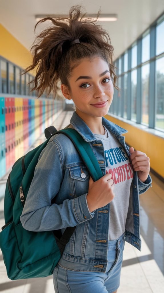 High Ponytail with Volume