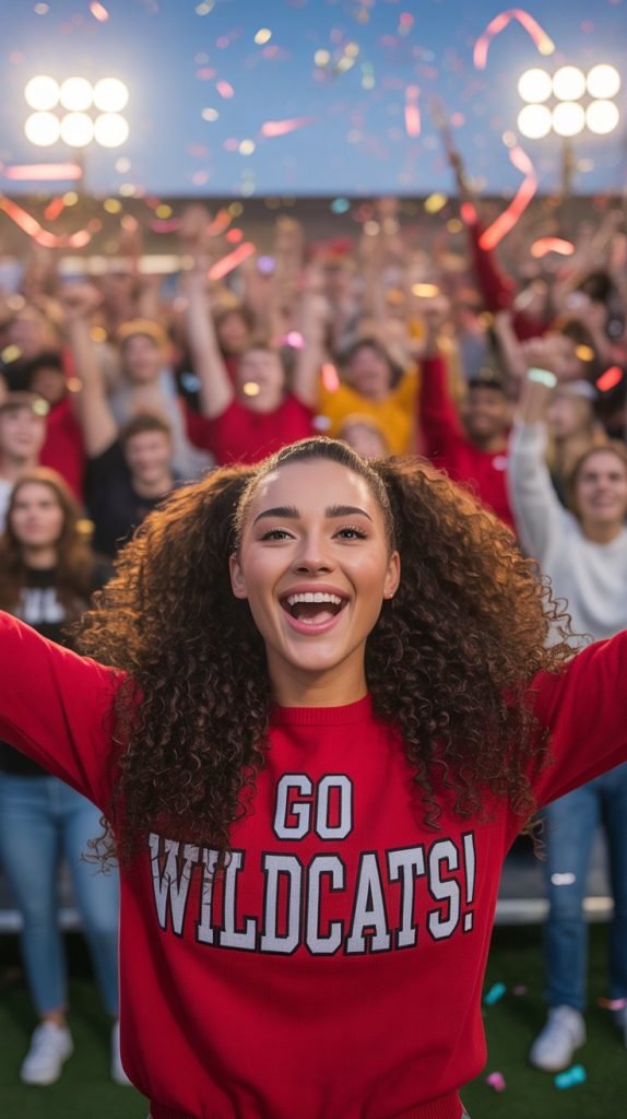 Voluminous Curly Ponytail