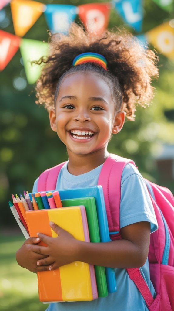Curly High Ponytail with Hair Band