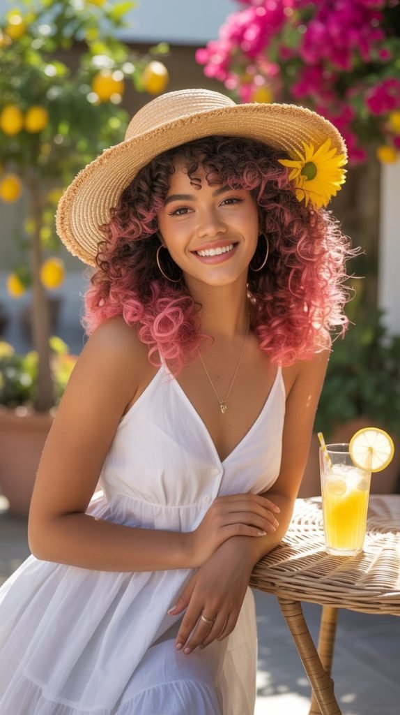 Pink Lemonade Balayage