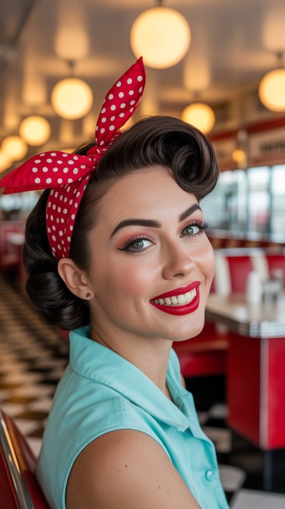 33 Bandana Updo Hairstyles You'll Love