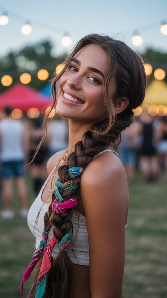  Bandana Flower Hair Accessory