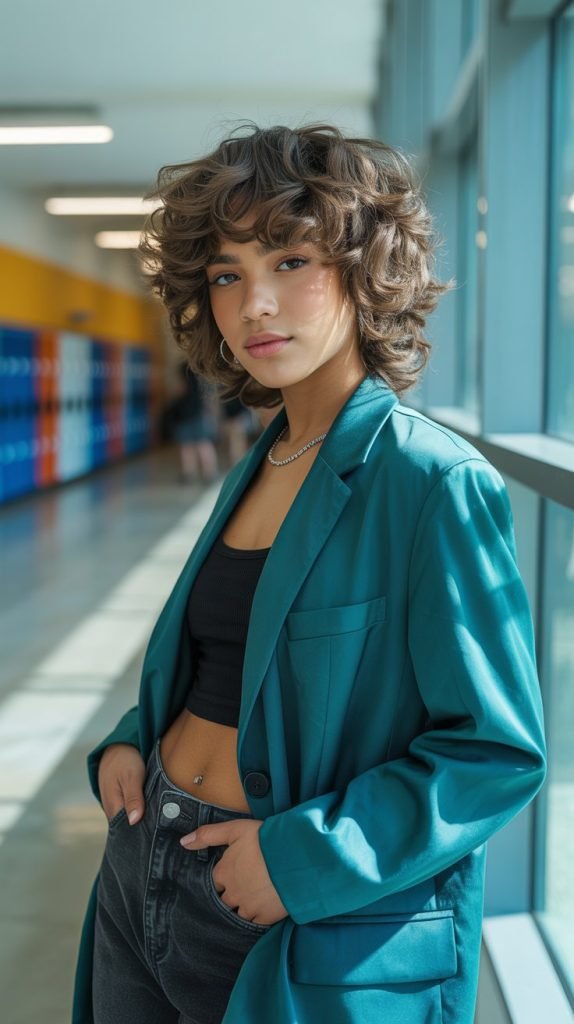 Curly Shag with Layers