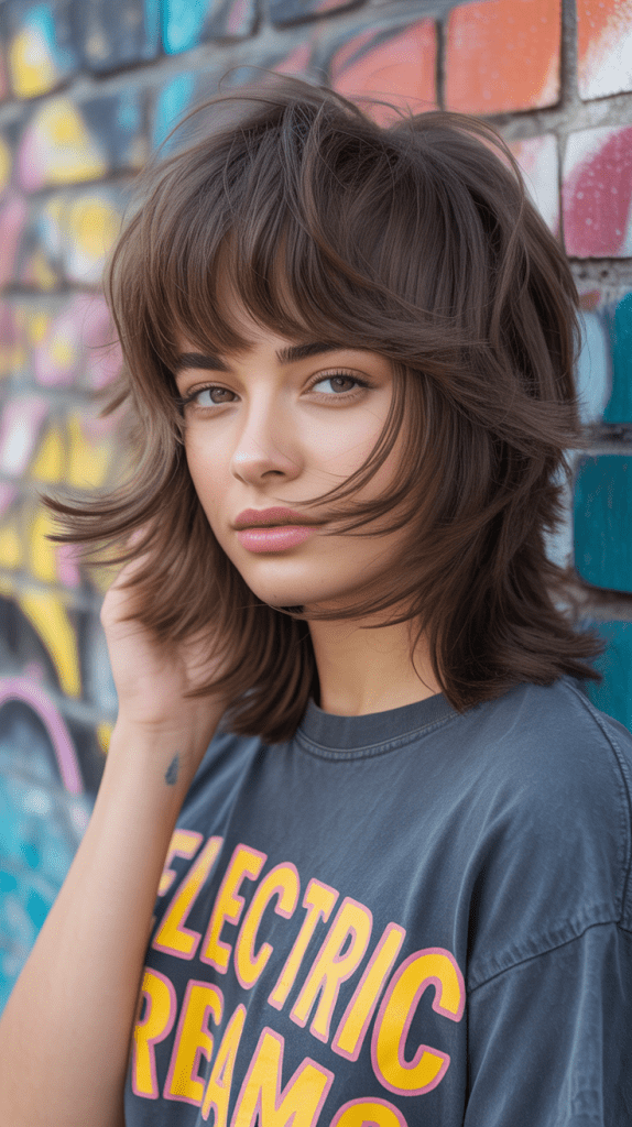  Layered Shag with Bangs