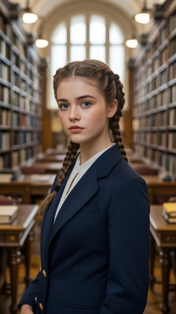 Milkmaid Braids for Vintage Appeal