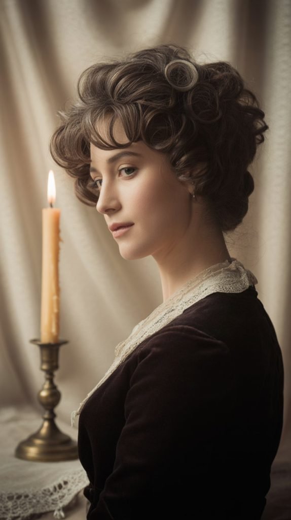 Sepia Brown Vintage Highlights