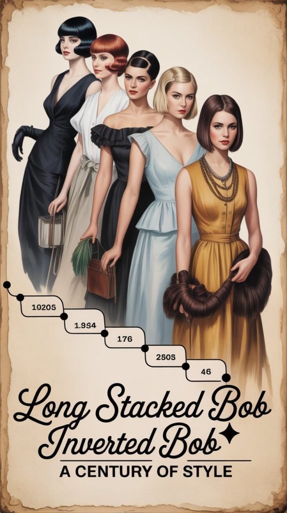 Long Stacked Inverted Bob Trend Evolution