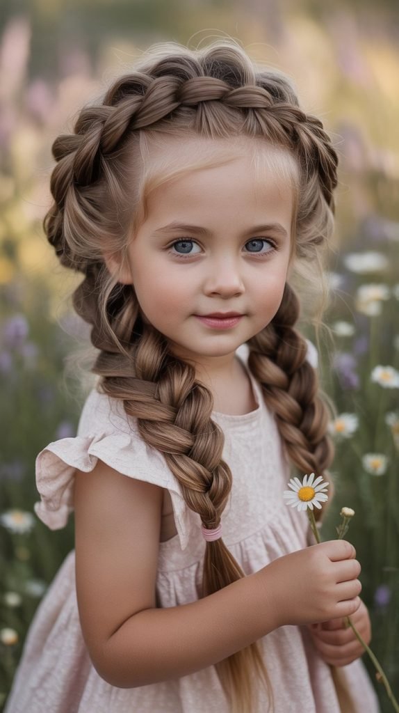 Braided Updo with Volume