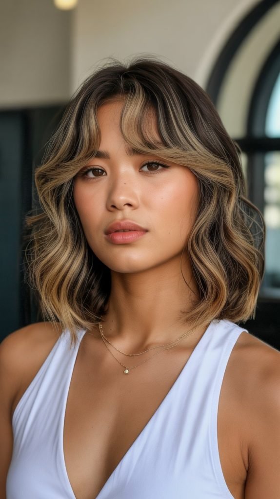 The Curtain Bang Lob