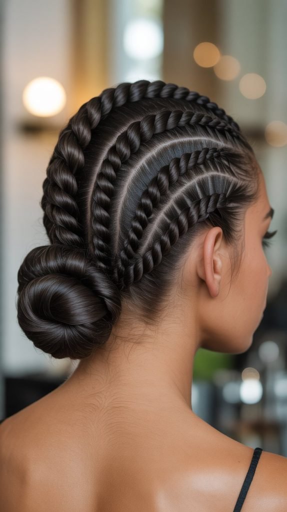 Flat Twist Updo
