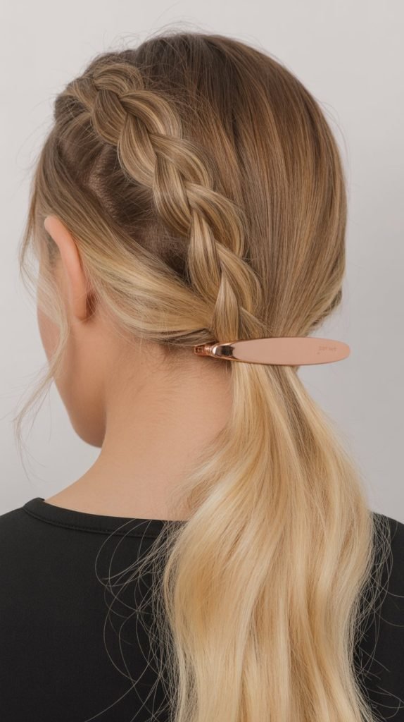 Braided Low Ponytail