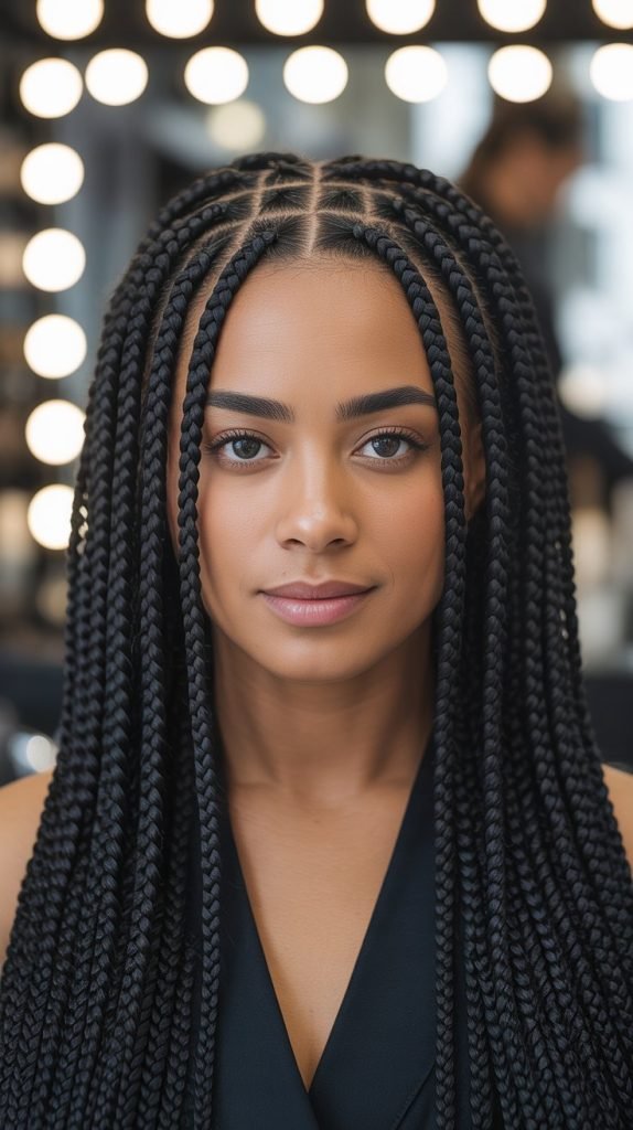  Classic Three-Strand Box Braids