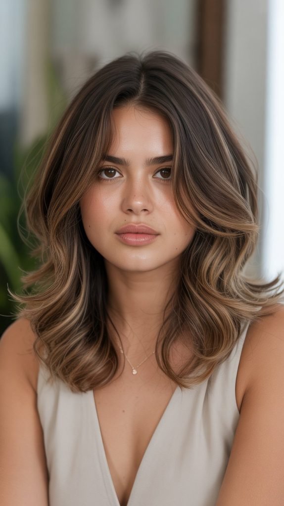 The Layered Shoulder-Length Cut