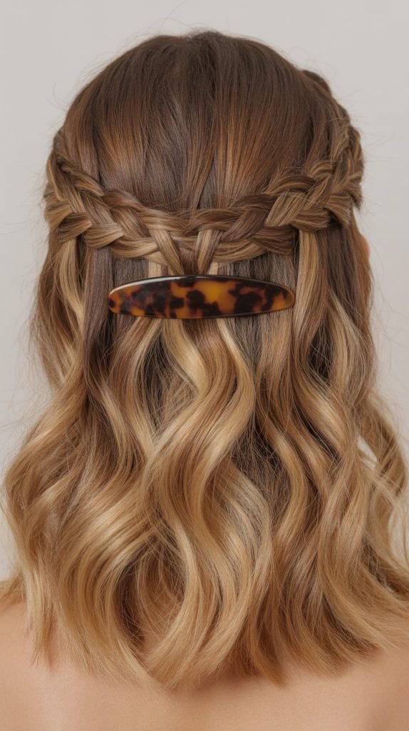 Thick Hair Crown Braid Integration
